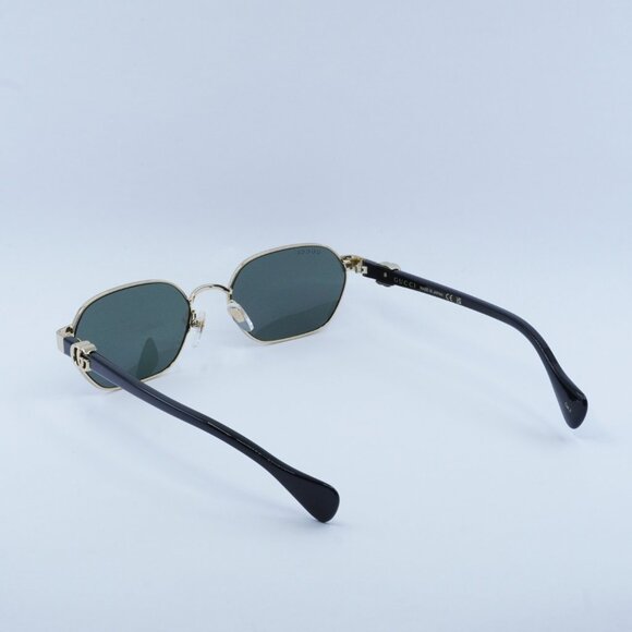 Gucci GG1593S 001 Sunglasses Endura Gold Oval Frame, Grey Lenses - Picture 12 of 13